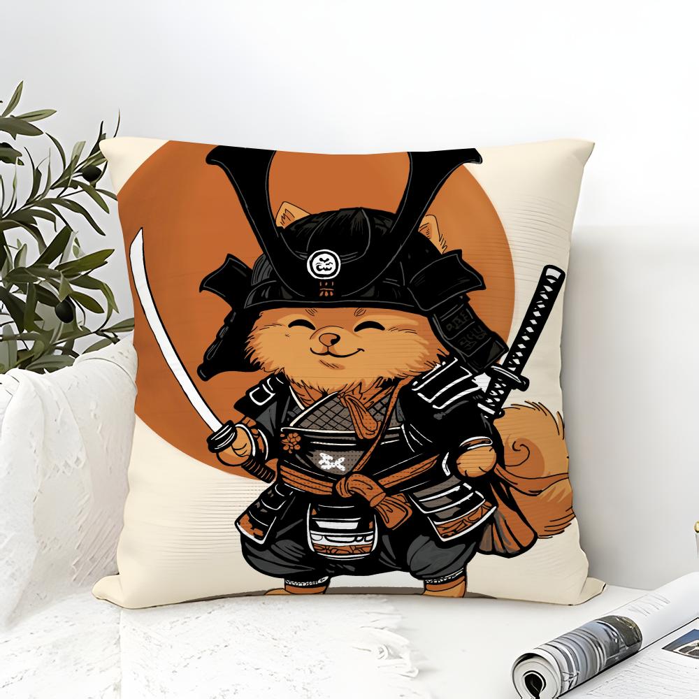 Cool cartoon Japanese ninjas Pillow Case linen pillow case sofa home decor cushion cover cushion cove
