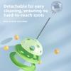 Leaky food ball turntable with spring cat play plate planet hole-picking toy, cat-pleasing pet toy