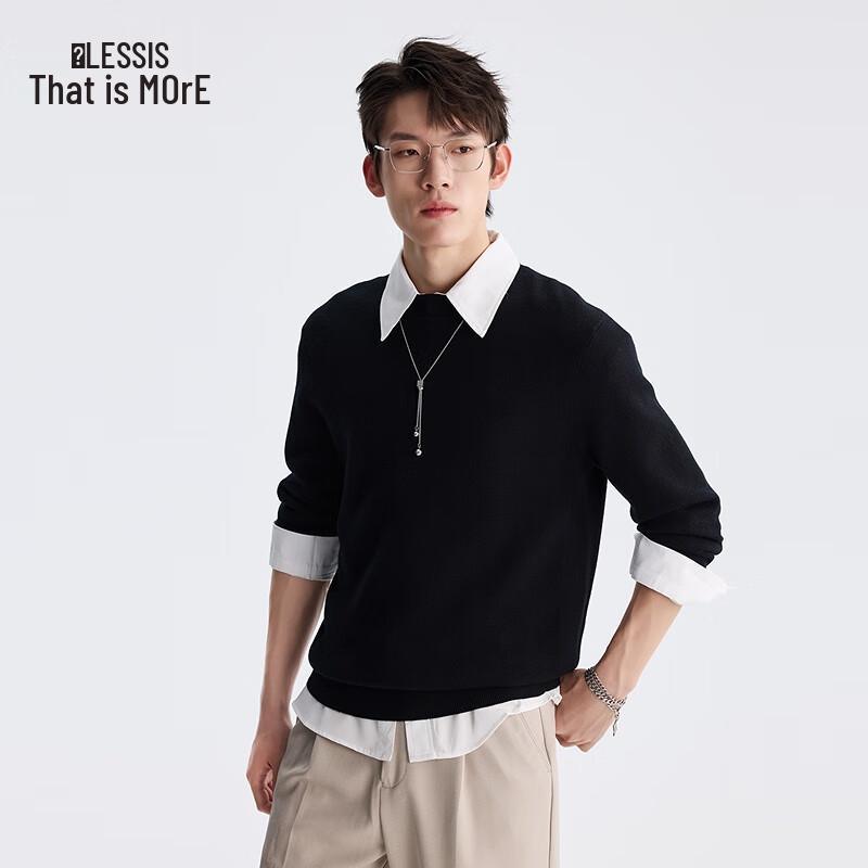 LILANZ Men s Cashmere Blend Round Neck Sweater 3XL