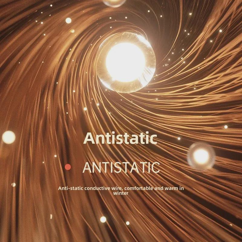 Foldable Negative Ion Hair Dryer with Blue Light for Home, Salon, and Dorm Use