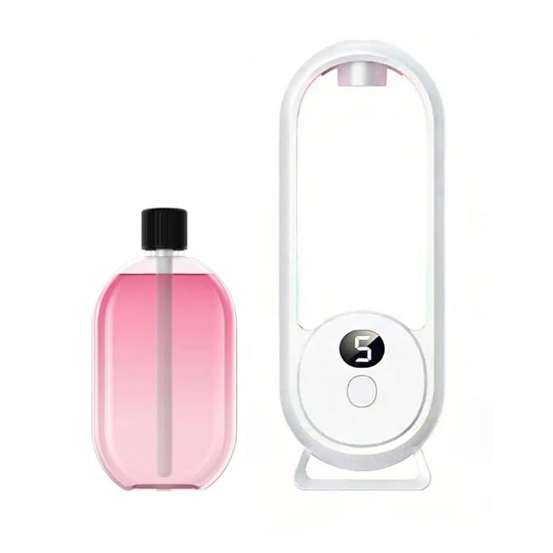 Automatic Fragrance Diffuser USB Powered Essential Oil Diffuser with Spraying & Light Home Fragrance for Living Room Bedroom