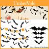 Halloween Bat Sticker Set 12 Pieces Of Pvc Bat Decals For Bar Ktv And Haunted House Decor