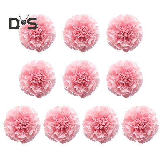 

10 шт. искусственных цветов гвоздики, искусственные шелковые цветы ручной работы, искусственные гвоздики для поделок своими руками, свадебных украшений для вечеринок по случаю рождения ребенка