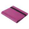 4 Pockets Trading Card Carrying Binder Hold for 160 Cards Protective Sleeves Band Closure
