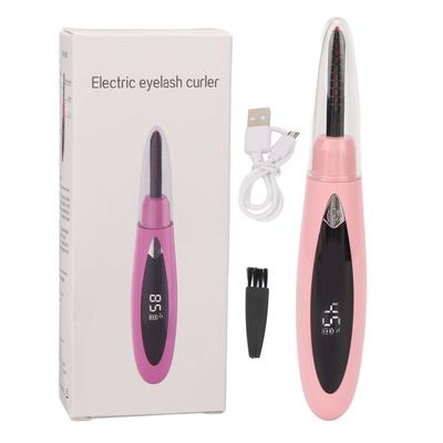 Electric Heated Eyelash Curler USB Rechargeable 3 Gear Portable Long Lasting Quick Heating Lash