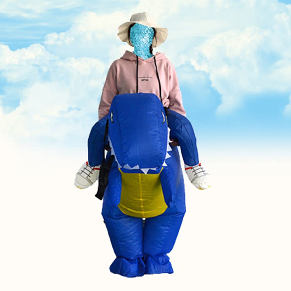 MUXIU Halloween Dinosaur Cosplay and Inflatable One Size Fits 4 Colors Available Costume, Green, Red, Orange, Blue, Costume, Fun, Pranks, Popular,