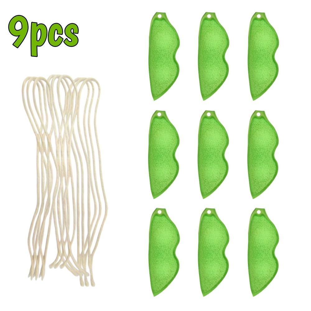 3/9pcs Pea Cup Cleaning Sponge Set Kitchen Bottle Clean Brush Reuseable Coffee Wine Drink Glass Scrubber Internal Clean Gadgets