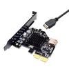 cablecc USB Front Panel Socket and USB To Express Card Adapter for Motherboard 3.1 2.0 PCI-E