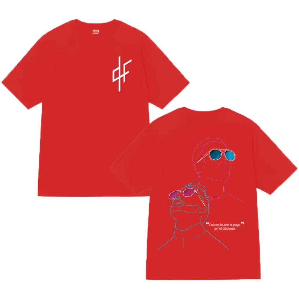 Francouzský rapper PNL Grafický potisk Trička Pánská Dámská Pohodlí Móda Vysoce kvalitní Trička Letní Nadrozměrná Ležérní Volná Trička