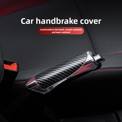 Car Hand Brake Handbrake Grips Protection Cover Carbon Parking Brake For C1 C2 C3 C4 C5 C6 C8 C4L DS3 DS4 DS5 LS DS6