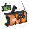 Hand Crank Emergency Radio AM/FM/WB Weather Radio with Power Bank SOS Flashlight Solar Radio for Outdoor Camping and Emergency