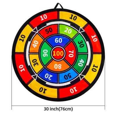 Ungiftiges doppelseitiges Dartscheibe für Kinder mit klebrigen Bällen und Pfeilen, Indoor-/Outdoor-Sport, Spaß, Party-, Spiel-Spielzeug