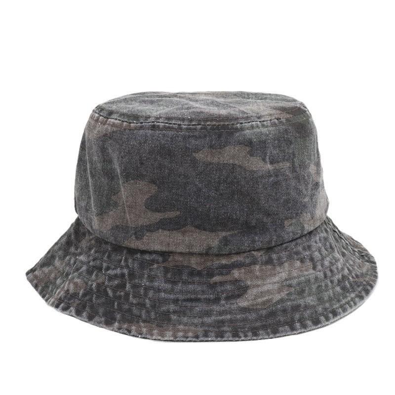 New Washed Old Camouflage Breathable Fisherman Hat Men and Women Jungle Adventure Retro Mountaineering Sun Hat Sunshade
