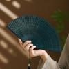 Portable Retro Hand Fan Elegant Classical Folding Fan Chinese Style Folding Bamboo Fan  Home Decor