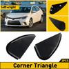 2x Car Side Mirror Corner Triangle Cover Trim Fits For Toyota Corolla 2014-2016