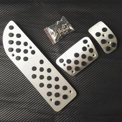 Für VOLVO XC60 Zubehör AT Aluminium Accelerator Gas Bremspedal Fußstütze Pedal Abdeckung Fall Schutz Dekoration