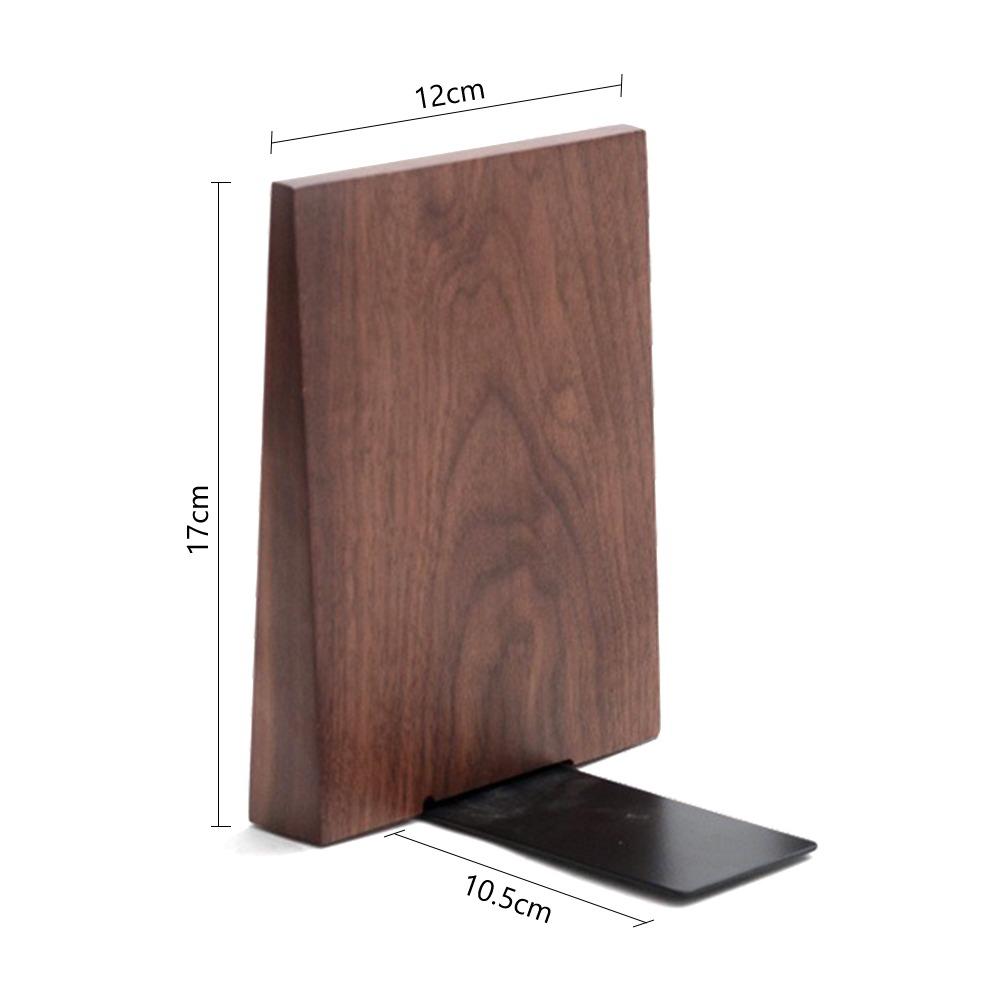 3PCS Nature Wooden Book Stand Thickened Desktop Bookshelf Simple Book Support Rack  Gift