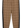 Coach Ss24 Pattern Print Drawstring Mid Waist Casual Pants Men pants Khaki CP828-OFZ