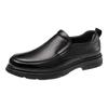 Aokang Men's Slip-On Business Casual Leather Shoes
