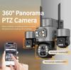 V380 Solar PTZ Wireless HD 360° Pan-Tilt Remote Monitoring Camera