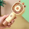 Handheld Fan Multi-Speed Adjustable Capybara Design Quiet Operation USB Rechargeable Portable Cooling Fan