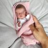 10 Inch Lifelike Mini Reborn Baby Dolls Soft Touch Cloth Body Simulation Doll Cute Sleeping Baby Toy Dolls Real Like Toddler Bedtime Playmate Toys
