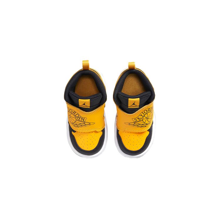 Jordan Sky Jordan 1 Black White University Gold TD BQ7196-035
