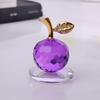 Crystal Apple Christmas Eve Craft Souvenirs Gifts Counter Decoration Ornaments for Home Decorations