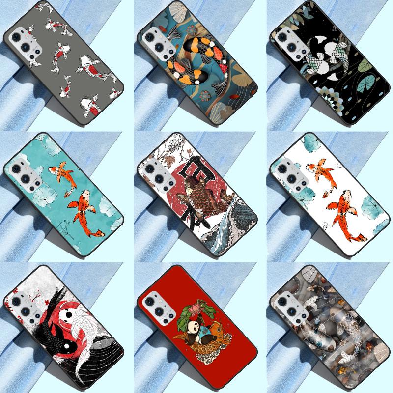 Koi Karpfen Fisch Yin Yang Hülle Für OnePlus 12R 13 R 12 11 9 10 Pro 8T 9RT 10T OnePlus Nord 4 CE 2 3 Lite N20 N30 Hülle