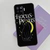 Halloween Witch Cat Phone Case For Oppo A96 A76 A16 A74 A53 A54 A94 A15 A17 A52 A72 A57S A58 A78 A98 A79 Cover