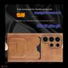 Applicable To Samsung S25ultra Mobile Phone Case Card Case Bracket A16 Anti-drop A56 Business S24us23u Leather Case