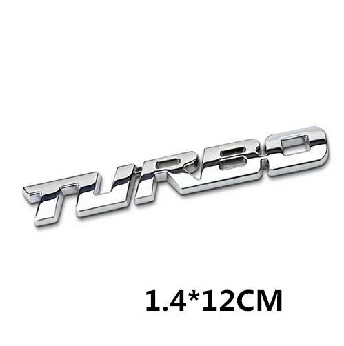 

3D Turbo наклейка металлический хромированный цинковый сплав значок эмблема наклейка наклейка на автомобиль наклейка на заднюю/боковую часть автомобиля тюнинг аксессуары
