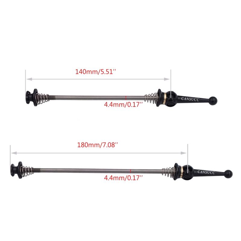 1 Pair Bike Axle Quick Release Rear Wheel Skewer Road Mountain Bicycle Bike Quick Release Skewer Clip Bolt Lever Axle