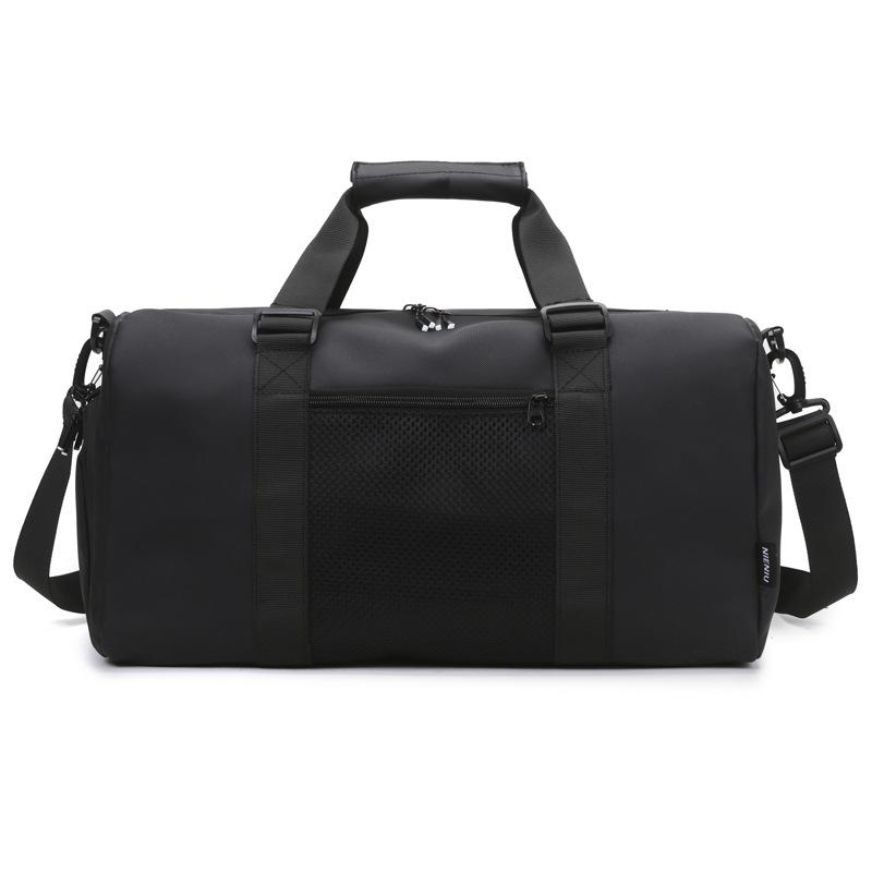 Large-capacity Pressure-reducing Portable Travel Bag Dry and Wet Separation Sports Belt Shoes Silo Style Fitness Bag Can Be Used To Cover Pull Rod