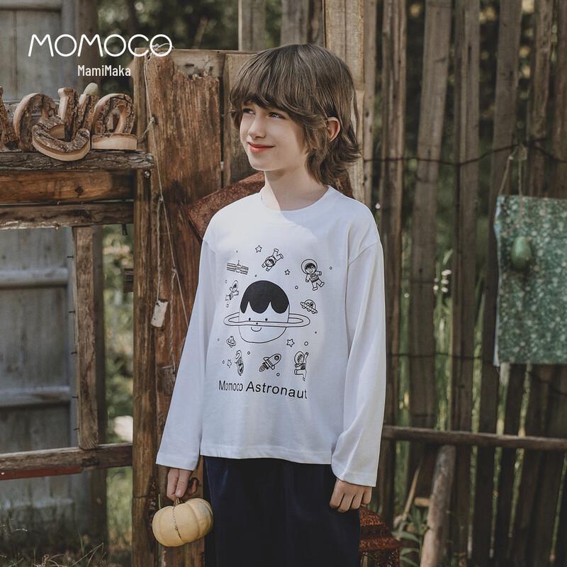 MOMOCO Boys  Trendy Long Sleeve T-Shirt 130