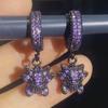 Hip-hop Tingjie Jewelry: Trendy Personality European & American Geng Gui Cross Earrings