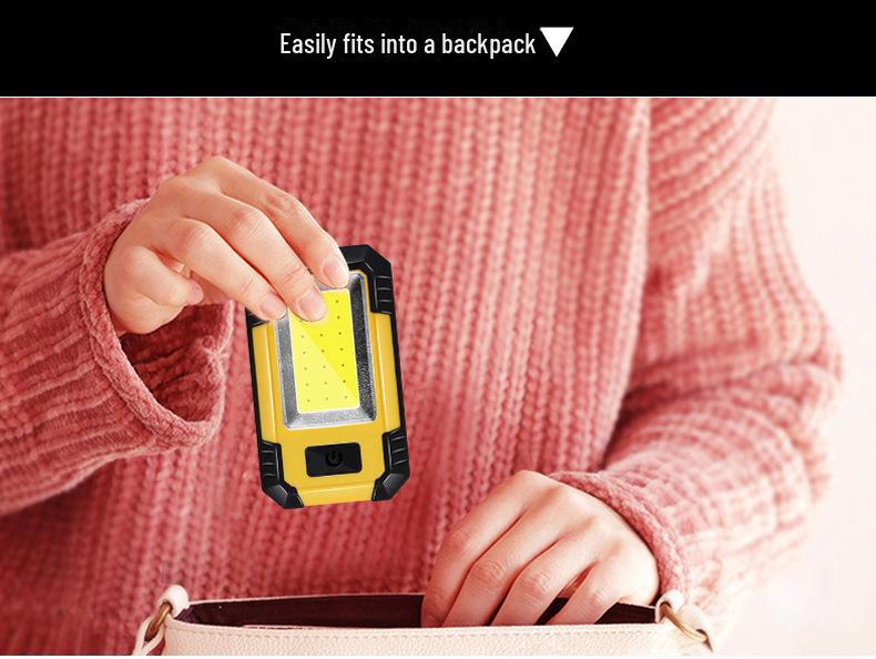 USB Rechargeable LED Work Light: Emergency Maintenance Torch with Magnet & COB Inspection Feature