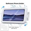 2-in-1 Self-Adhesive Wall-Mounted Phone Holder Belt360360-degree Rotating Shower Storage Box with Sensitive Touch Control Function Suitable for