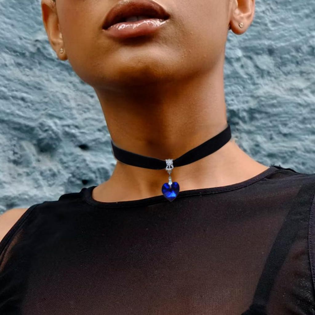 Retro Gothic Velvet Choker Necklace for Women