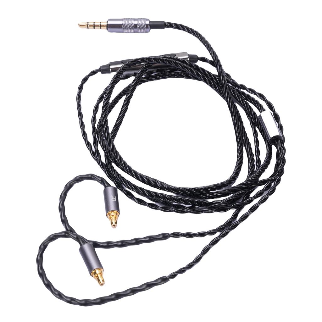Headphone Cable Fit for IE100 IE400 IE500 with Mic 3.5mm Plug 3.94ft Long Improve Sound Quality Headphone Replacement