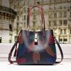 CHHC Europäische Mode Eimer Tasche: Klassisches, vielseitiges Design für Damen: Schultertasche und Handtasche