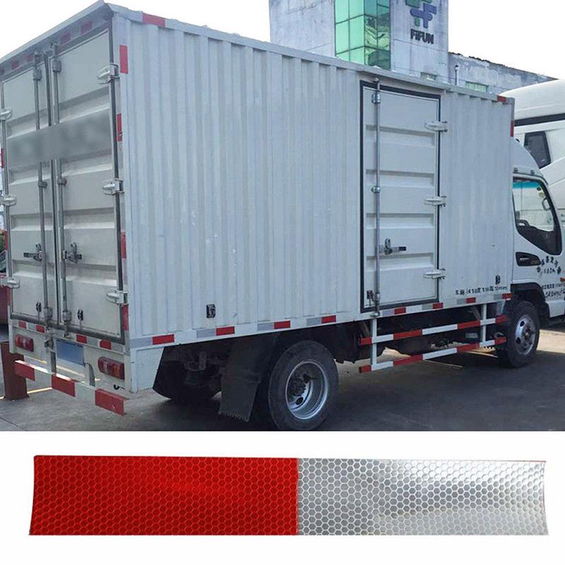 10Pcs Car Truck Reflective Safety Tape Warning Night Light Reflector Sticker