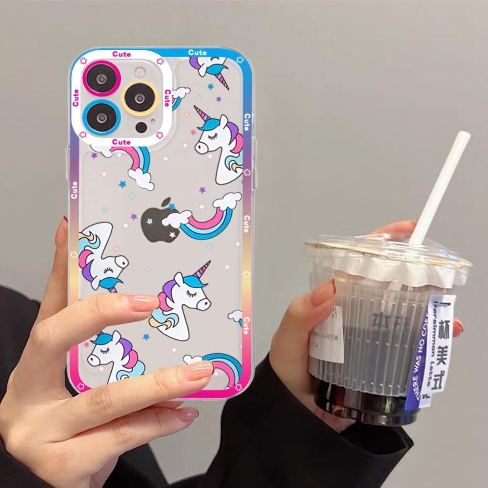 Cartoon Unicorn Phone Case For Redmi 7 8 9 A For Redmi Note 5 7 8 9 10 11 Pro Max 4G 5G Funfas