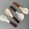 Shell Rosewood Handle Rice Spoon Kitchen Ladles Non-stick Cooking Shovels Salad Mixing Scoops Household Useful Things