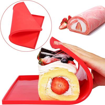 Silicone Baking Mat Pad Swiss Cake Roll Pad Cake Tray Pan Mat Non-stick Baking Pastry Tool Oven Mat Bakeware Kitchen Accessories
