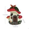 Mushroom House Statue Solar Light, Outdoor Decor, Gift, Durability, Creative, Figurine Lamp Resin