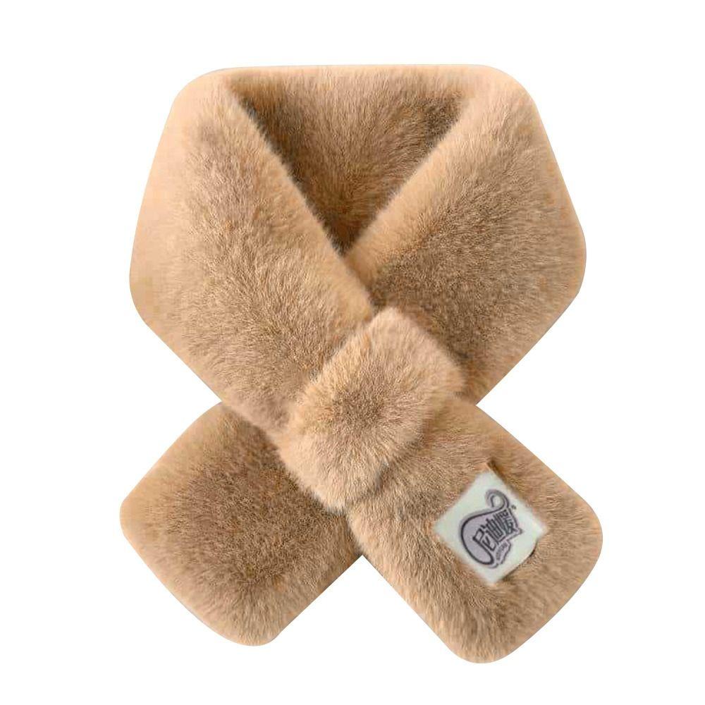 Thicken Warm Shawl Scarves Soft Plush Neck Collar Warmer Fashion Neck Protector for Women