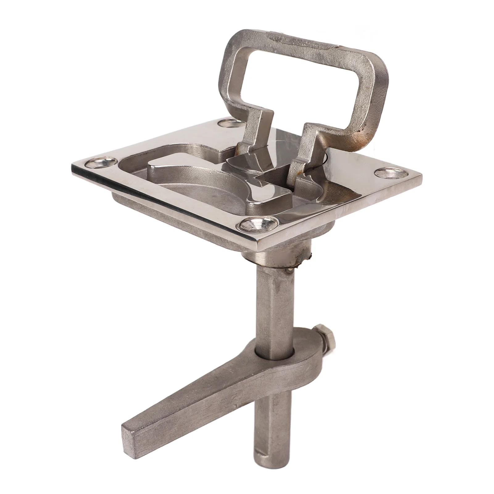 

316 Stainless Steel Cam Latch Flush-Mount Hatch Latch with 67x79mm Lift Handle for Yacht & Boat