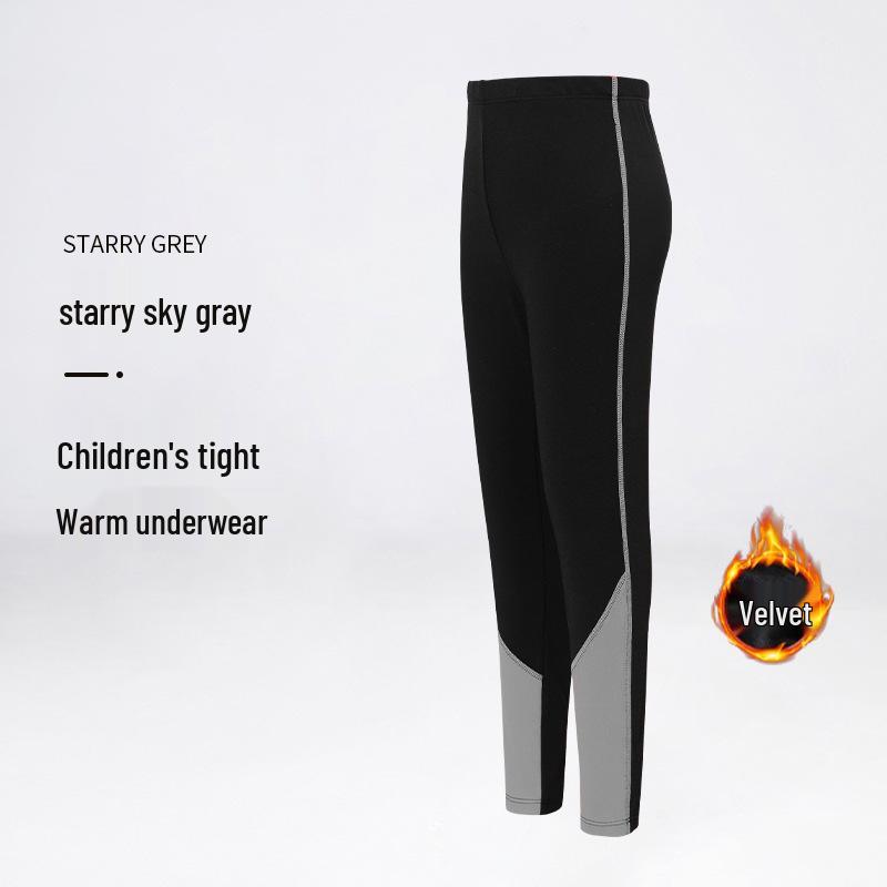 HuiLi Children's Quick-Dry Fleece Ski Suit Base Layer Set for Boys 