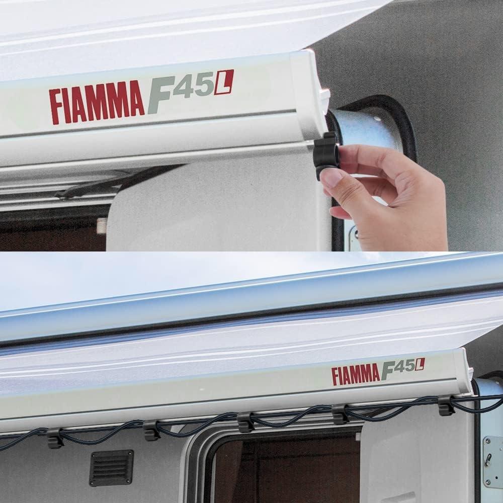 Pipe Strip Hooks, 20 Count, S-shaped RV Hooks, Awning Hooks, Camping Pipe Rail Accessories, Party Light Hooks For RV, Indoor And Outdoor Decorating